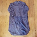 check&stripe オリジナルリネン混ダンガリーソフト　ラベンデューラ