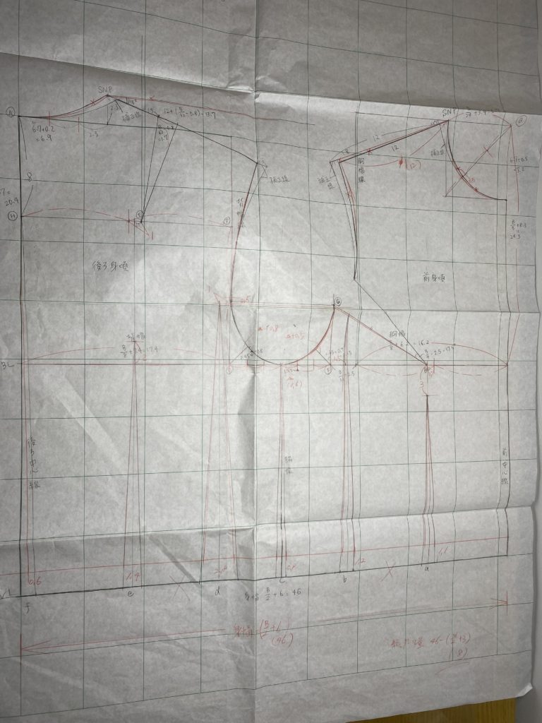 文化服装学院通信講座課題原型