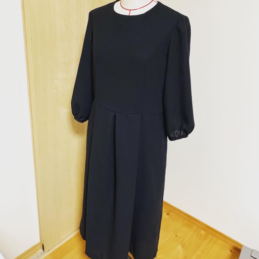 文化服装学院通信講座ワンピース課題