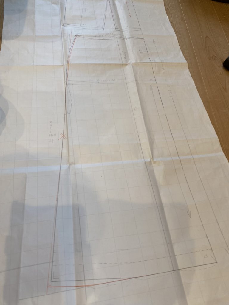 文化服装学院通信教育課題ワンピースの製図