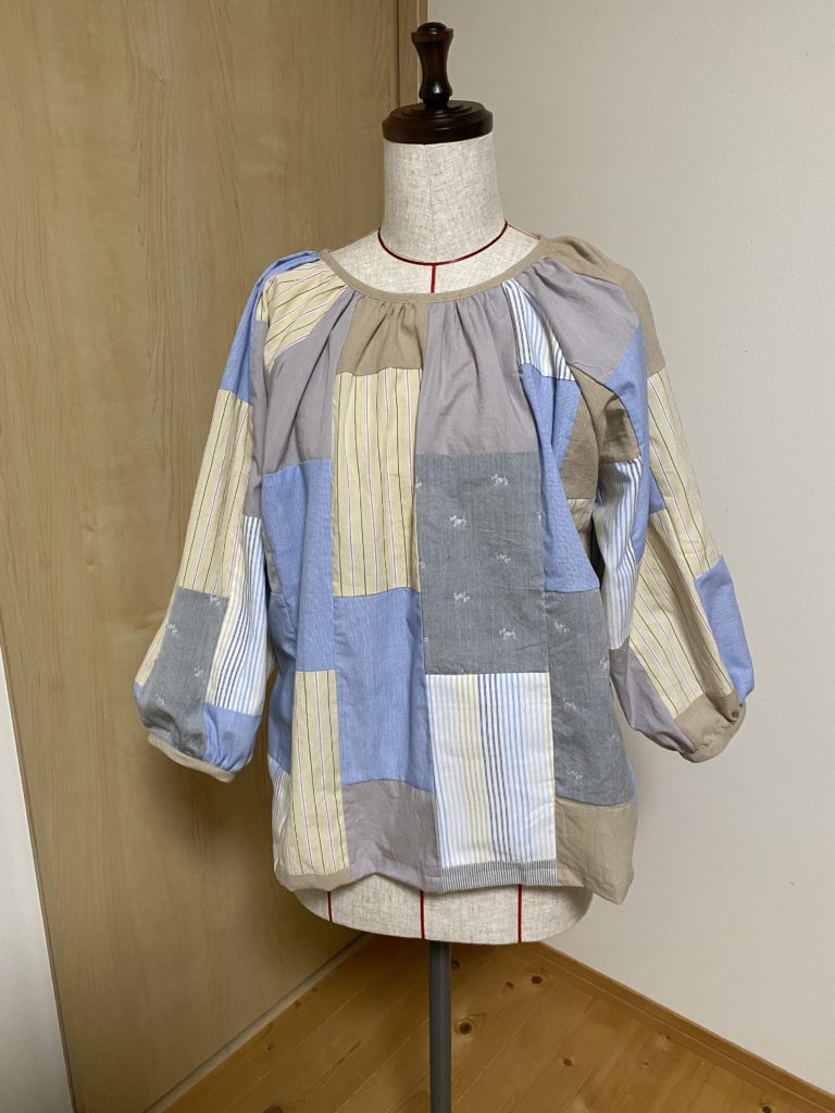パッチワークブラウス