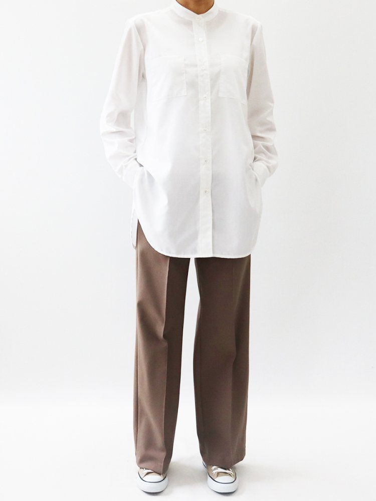 布と型紙のお店クルールよりバンドカラーシャツ