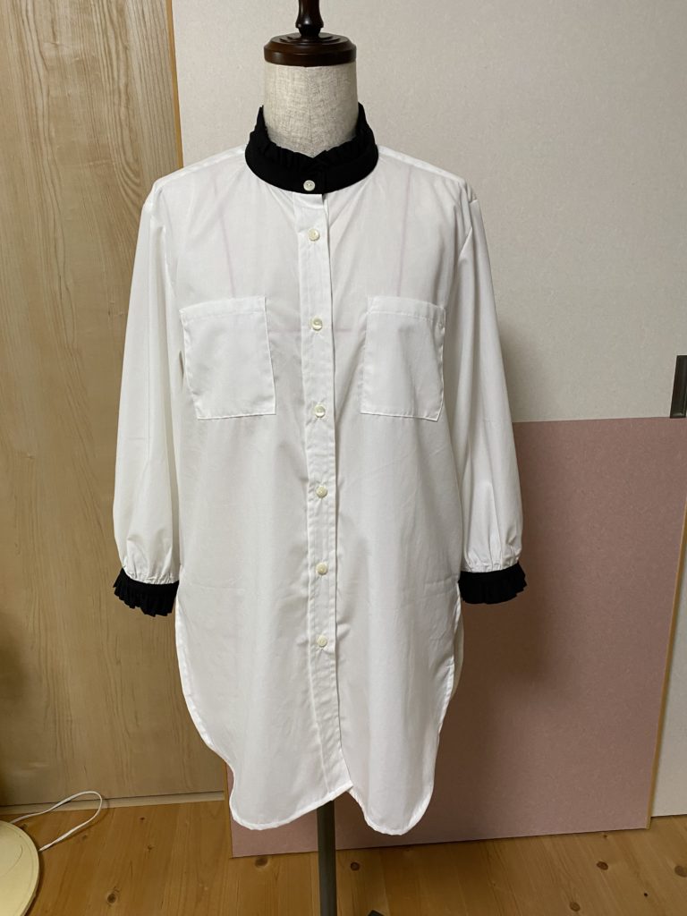 帝人ECPPET®️生地を使ったブラウス