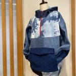 アップサイクル デニムパッチワーク アノラックパーカー