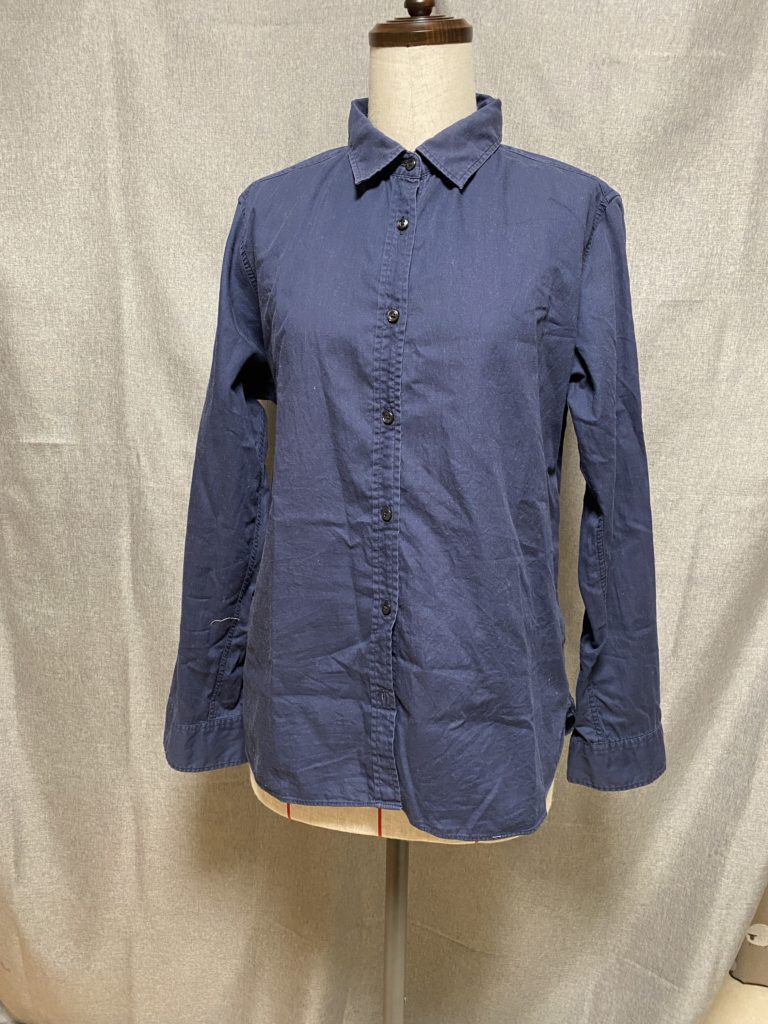 長袖シャツ　お直し