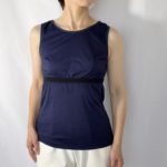 カップ付きタンクトップ　テンセル　コットン　天然繊維　